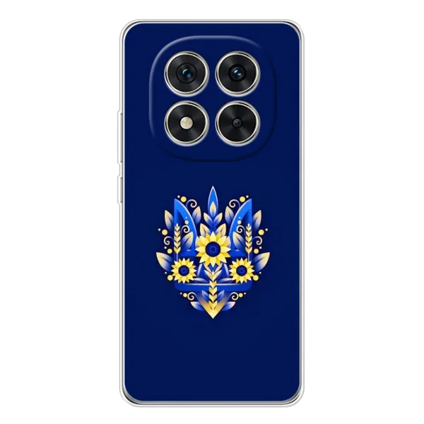 Чехол с рисунком «Цветущий Герб» для Xiaomi Redmi Note 14 Pro