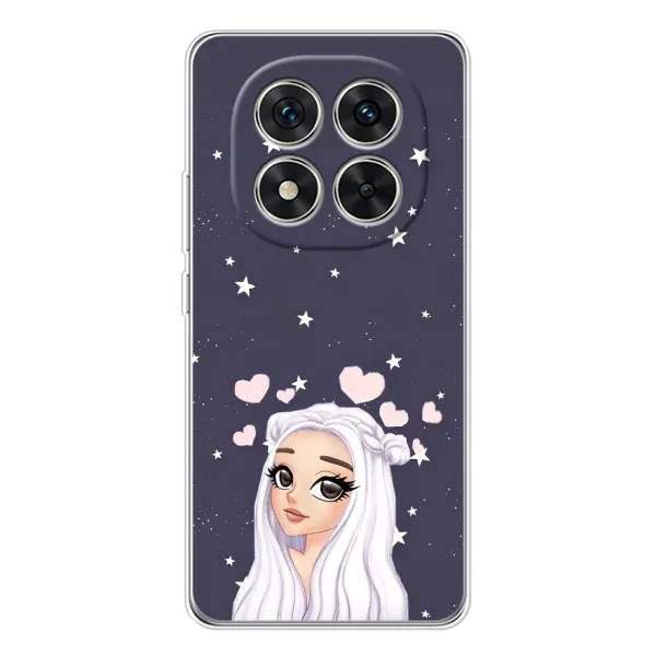 Чехол с рисунком «Девушка и сердечки» для Xiaomi Redmi Note 14 Pro