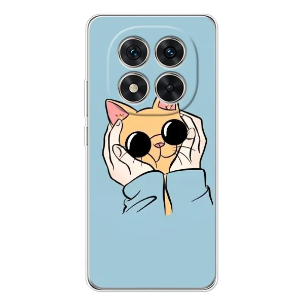 Чехол с рисунком «КОТИК в очках» для Xiaomi Redmi Note 14 Pro Чехол с рисунком «КОТИК в очках» для Xiaomi Redmi Note 14 Pro