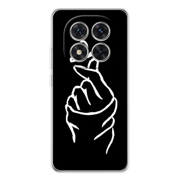 Чохол з малюнком «Сердечко на чорному» для Xiaomi Redmi Note 14 Pro
