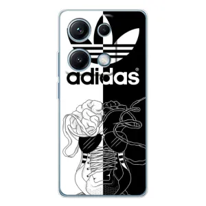 Чохол с стилі "Адідас" для Редмі Ноут 14С (Adidas шнурки)