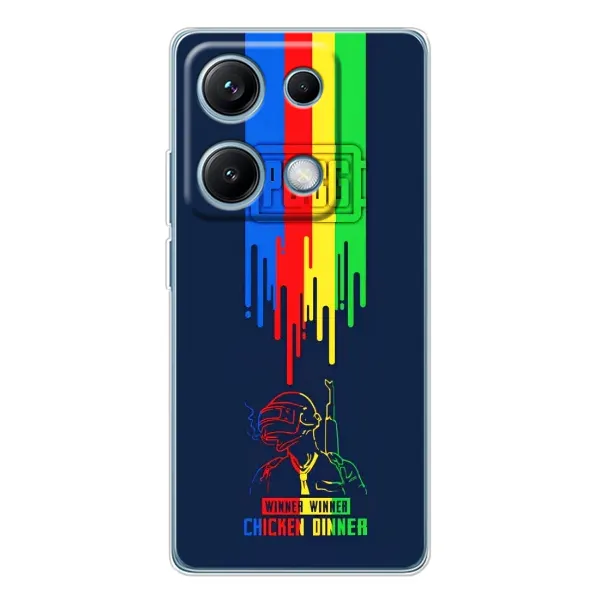 Чехол с рисунком «Арт Пабг» для Xiaomi Redmi Note 14S Чехол с рисунком «Арт Пабг» для Xiaomi Redmi Note 14S