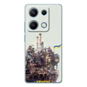 Чехлы на военную тематику для Xiaomi Redmi Note 14S (Азовсталь)