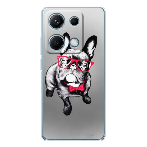 Чехол с рисунком «Бульдог в очках» для Xiaomi Redmi Note 14S Чехол с рисунком «Бульдог в очках» для Xiaomi Redmi Note 14S