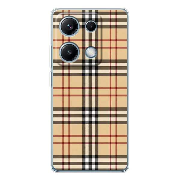 Чехол с рисунком «Burberry стиль» для Xiaomi Redmi Note 14S