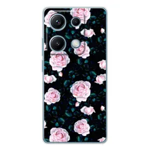 Чохли з принтом Троянд для Xiaomi Redmi Note 14S (Чайні троянди)