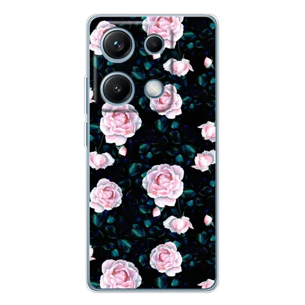 Чехол с рисунком «Чайные розы» для Xiaomi Redmi Note 14S Чехол с рисунком «Чайные розы» для Xiaomi Redmi Note 14S