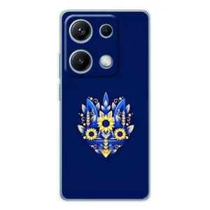 Чехол Укр Символика для Xiaomi Redmi Note 14S (Цветущий Герб)