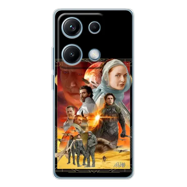 Чехол с рисунком «Д Ю Н А» для Xiaomi Redmi Note 14S