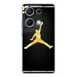 Силіконовый Чохол Nike Air Jordan на Редмі Ноут 14С (Джордан 23)