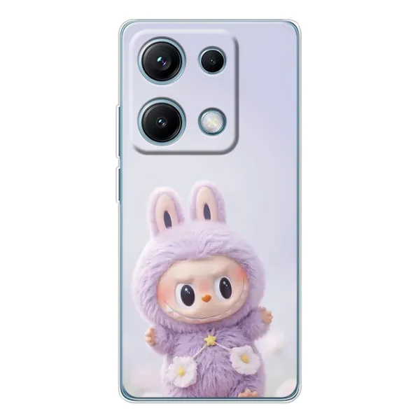 Чехол с рисунком «Фиолетовый Лабубу» для Xiaomi Redmi Note 14S Чехол с рисунком «Фиолетовый Лабубу» для Xiaomi Redmi Note 14S