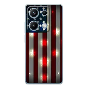 Чохол Прапор USA для Xiaomi Redmi Note 14S (Прапор США 2)
