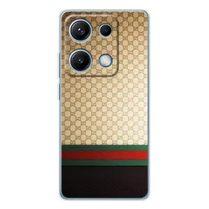 Чехлы Бренд GUCCI для Xiaomi Redmi Note 14S (Фон Гуччи)