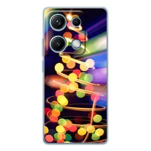 Чохол новорічна ялинка на Xiaomi Redmi Note 14S (Гірлянди)
