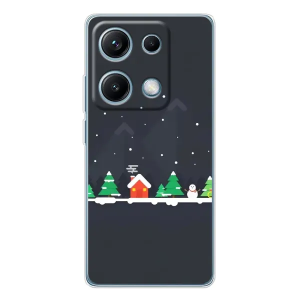 Чехол с рисунком «Город зимний» для Xiaomi Redmi Note 14S Чехол с рисунком «Город зимний» для Xiaomi Redmi Note 14S