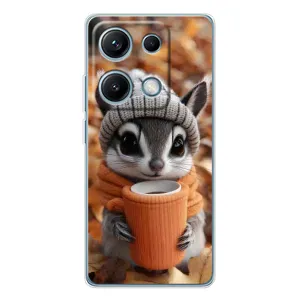 Друкований чохол 'Звірята з кавою' для Xiaomi Redmi Note 14S