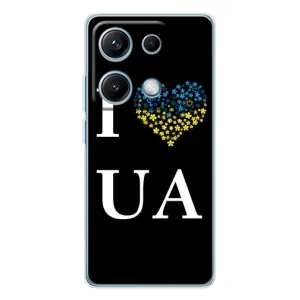 Силиконовый Чехол на Xiaomi Redmi Note 14S (Я-Украина) (I Love UA)