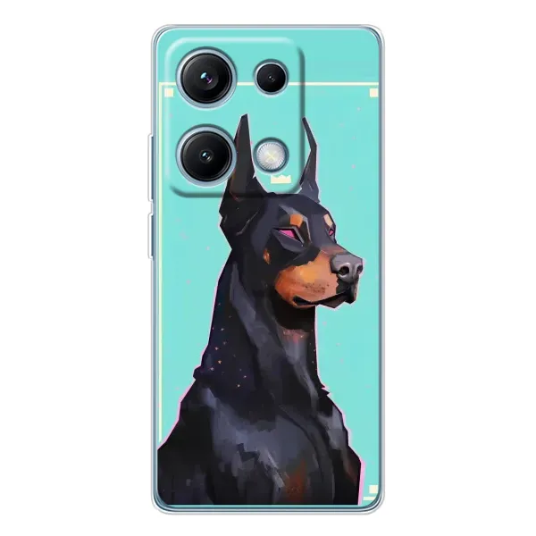 Чехол с рисунком «Король доберман» для Xiaomi Redmi Note 14S Чехол с рисунком «Король доберман» для Xiaomi Redmi Note 14S
