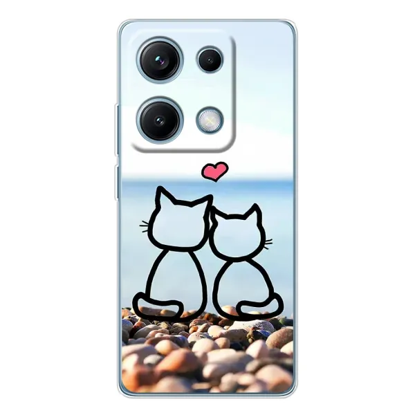Чехол с рисунком «Котейки» для Xiaomi Redmi Note 14S Чехол с рисунком «Котейки» для Xiaomi Redmi Note 14S