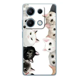 Силіконовий чохол з котиком для Xiaomi Redmi Note 14S