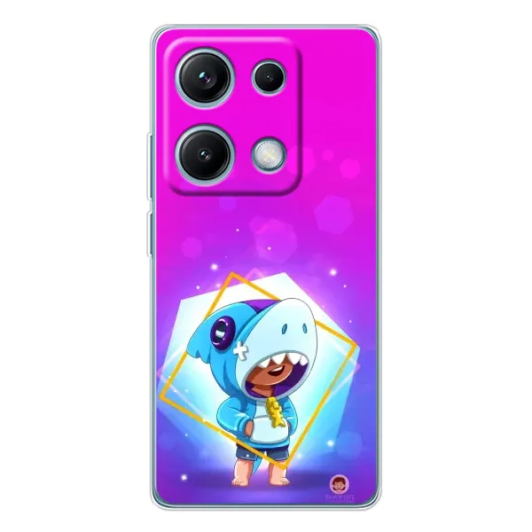 Чехол с рисунком «Леон в костюме Акулы» для Xiaomi Redmi Note 14S