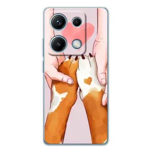 Чохол (ТПУ) Милі песики для Xiaomi Redmi Note 14S (Любов до собак)