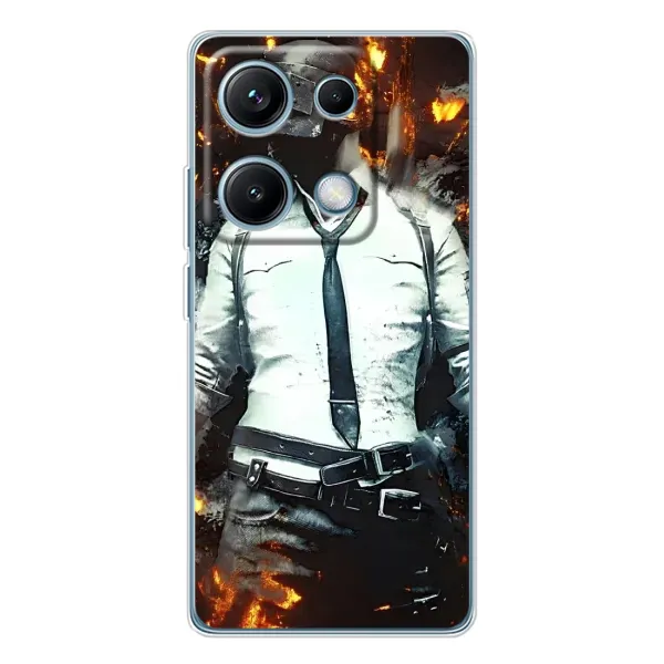 Чехол с рисунком «Man Пубг» для Xiaomi Redmi Note 14S