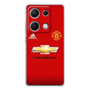 Силиконовые Чехлы принт Футбол на Xiaomi Redmi Note 14S (Man United)