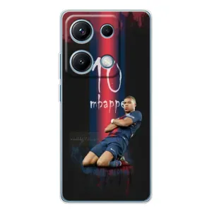 Чехол (TPU) с Футболистом на Xiaomi Redmi Note 14S (MBAPPE 10)