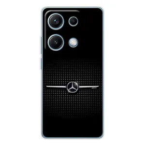 Силіконовий бампер з картинкою машини на Xiaomi Redmi Note 14S (Mercedes)