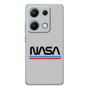 Силиконовый бампер с принтом "Наса" на Xiaomi Redmi Note 14S (Наса)