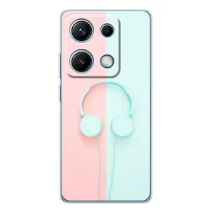 Девчачий Чехол для Xiaomi Redmi Note 14S (Наушники)
