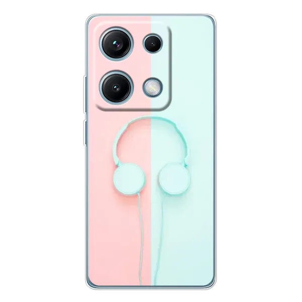Чехол с рисунком «Наушники» для Xiaomi Redmi Note 14S Чехол с рисунком «Наушники» для Xiaomi Redmi Note 14S