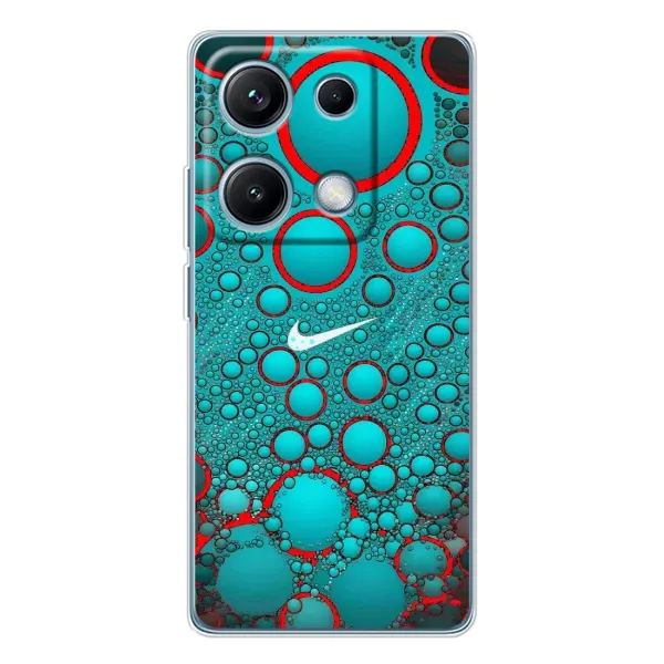 Чехол с рисунком «Найк зеленый» для Xiaomi Redmi Note 14S Чехол с рисунком «Найк зеленый» для Xiaomi Redmi Note 14S