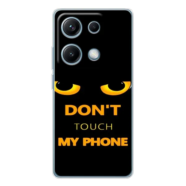 Чехол с рисунком «Не трогай мой телефон» для Xiaomi Redmi Note 14S Чехол с рисунком «Не трогай мой телефон» для Xiaomi Redmi Note 14S