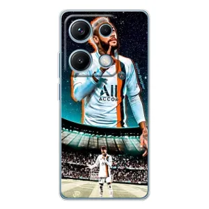 Силиконовый Чехол Xiaomi Redmi Note 14S (Неймар ПСЖ)