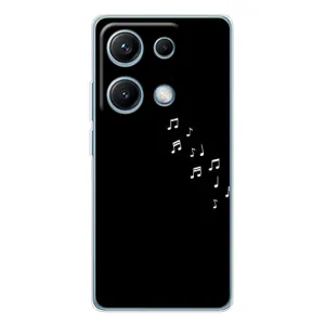 Чохол з картинками на чорному фоні для Xiaomi Redmi Note 14S