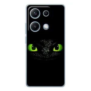 Чехол дракон Беззубик для Xiaomi Redmi Note 14S (Глаза Беззубика)