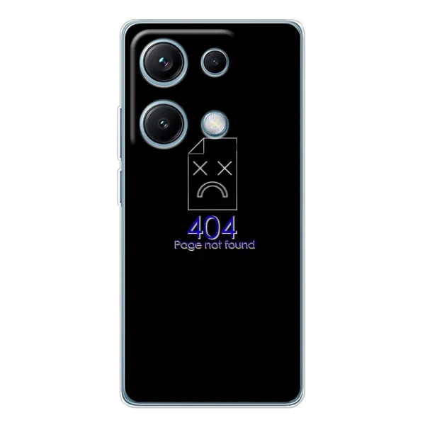 Чехол с рисунком «Ошибка 404» для Xiaomi Redmi Note 14S Чехол с рисунком «Ошибка 404» для Xiaomi Redmi Note 14S