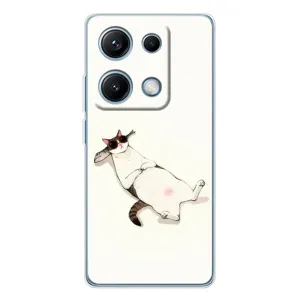 Чехол на тематику: Коты для Xiaomi Redmi Note 14S (Отдых)