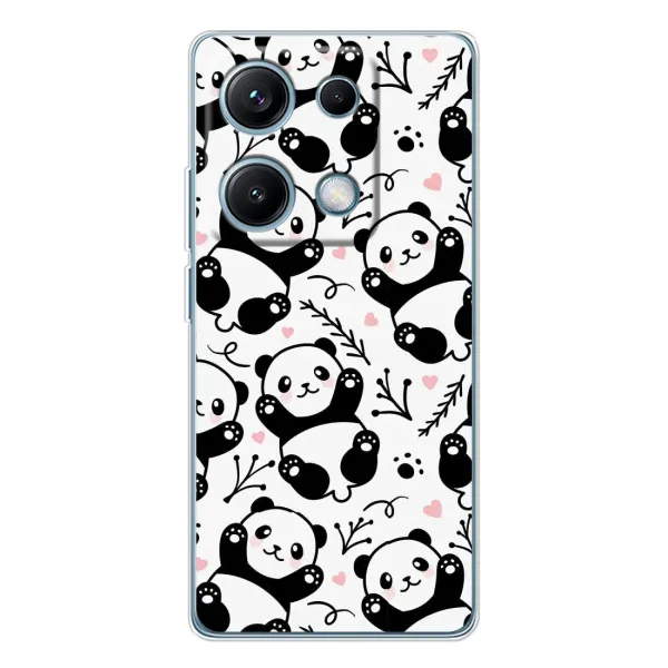 Чехол с рисунком «Пандочки» для Xiaomi Redmi Note 14S Чехол с рисунком «Пандочки» для Xiaomi Redmi Note 14S