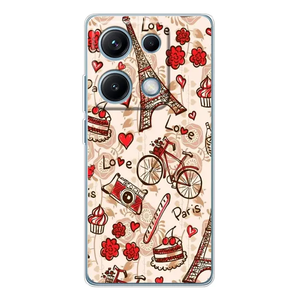 Чехол с рисунком «Париж мечта» для Xiaomi Redmi Note 14S