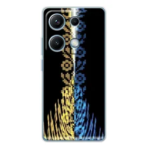 Силиконовый Чехол на Xiaomi Redmi Note 14S (Патриотическая вышиванка)