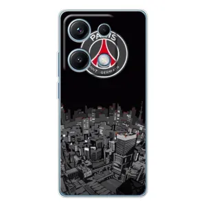 Силиконовые Чехлы принт Футбол на Xiaomi Redmi Note 14S (PSG)