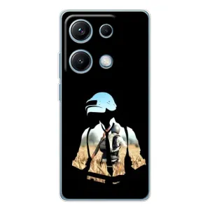 Чохол з картинкою "Герой Pubg" на Xiaomi Redmi Note 14S (Пубг мен)