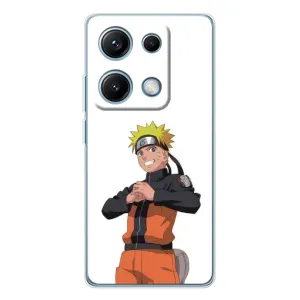 Чехлы с принтом Наруто на Xiaomi Redmi Note 14S (Радосный Наруто)