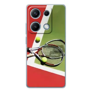 Чохли з прінтом Спортивна тематика для Xiaomi Redmi Note 14S (Ракетки теніс)
