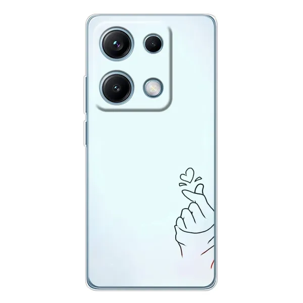Чехол с рисунком «Сердце на голубом» для Xiaomi Redmi Note 14S