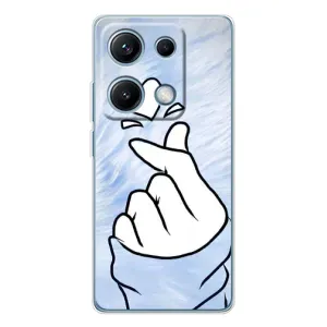 Чехлы (Знак сердечка) на Xiaomi Redmi Note 14S (Сердечка знак)