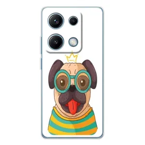 Бампер для Xiaomi Redmi Note 14S з картинкою "Песики" (Собака Король)